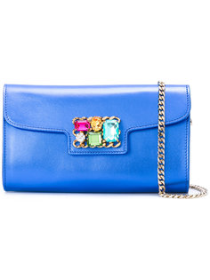 jewelled shoulder bag Casadei