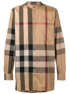 рубашка без воротника в клетку House check Burberry