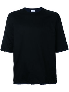 contrast detail T-shirt En Route