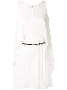 платье без рукавов с поясом-цепочкой Versace Collection