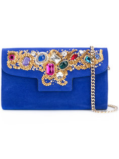 jewelled shoulder bag Casadei