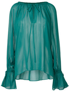 sheer peasant blouse   En Route