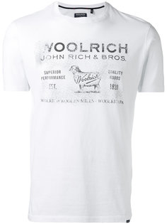 футболка с логотипом Woolrich