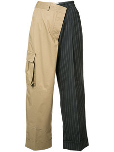 pinstripe cargo trousers Monse