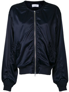 collarless bomber jacket  En Route