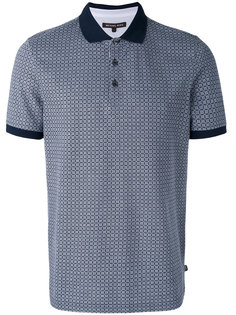 grid pattern polo shirt Michael Kors