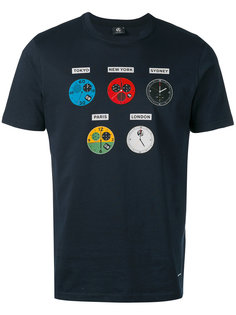 футболка с принтом часов Ps By Paul Smith