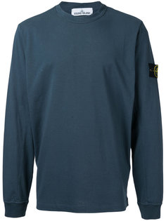 sleeve patch sweatshirt Stone Island