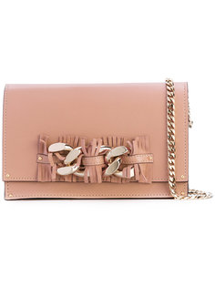 fringed shoulder bag Casadei