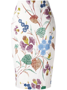 floral pencil skirt Diane Von Furstenberg