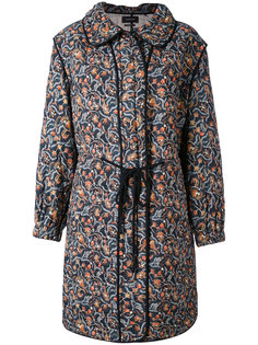стеганое пальто с цветочным принтом Isabel Marant