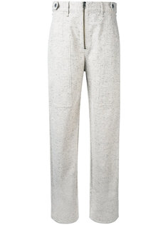 меланжевые широкие брюки  Isabel Marant