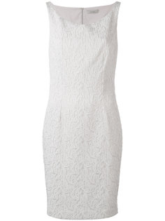 jacquard boat neck dress D.Exterior