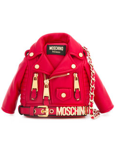 сумка в виде байкерской куртки  Moschino