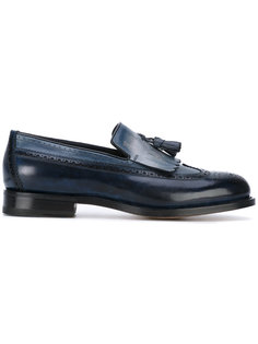 лоферы с кисточками Santoni