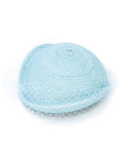 net trim pillbox hat Federica Moretti