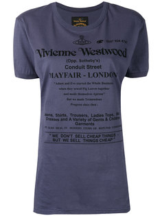 футболка с принтом-логотипом Vivienne Westwood Red Label