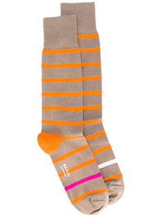 neon stripe simple socks Paul Smith