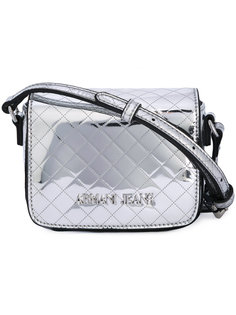 стеганая сумка на плечо с логотипом Armani Jeans