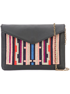 embroidered envelope clutch Lizzie Fortunato Jewels