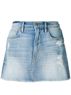 distressed denim skirt Frame Denim