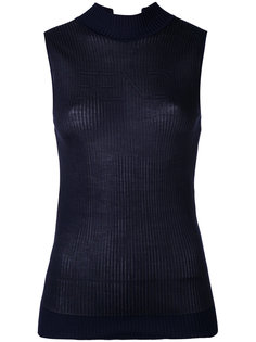 ribbed sleeveless top Fendi