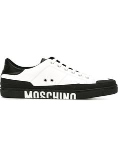 кеды с логотипом  Moschino