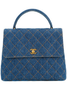Denim quilted handbag Chanel Vintage