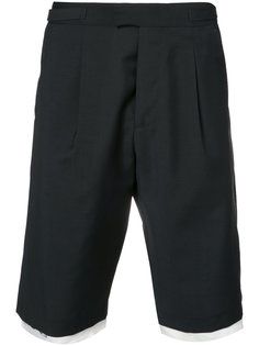 contrasting layer tailored shorts Raf Simons