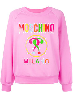 толстовка с логотипом Moschino