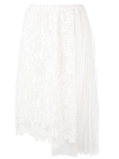 lace-embroidered skirt Nº21