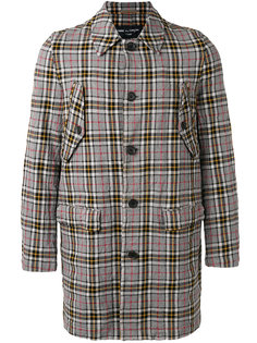 checked single breasted coat Comme Des Garçons Vintage