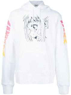 printed hooded sweatshirt Sankuanz