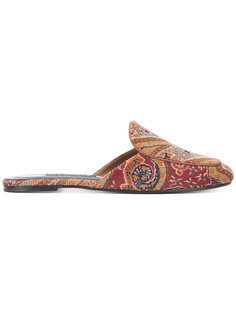 paisley print Liza mules Newbark