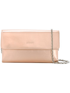 logo embossed clutch Casadei