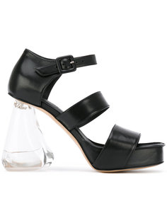 perspex heel strappy sandals Simone Rocha