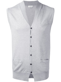 button knit waistcoat Ballantyne