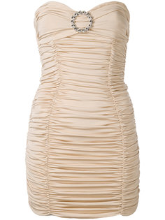 fitted ruche detail dress Alessandra Rich