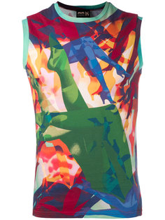 abstract printed top Jean Paul Gaultier Vintage