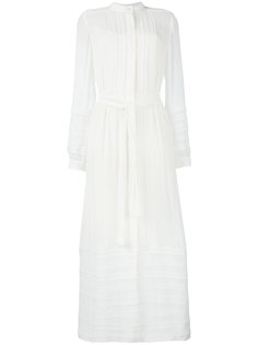 lace-embroidered dress Oscar de la Renta