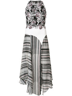 floral striped dress Giambattista Valli