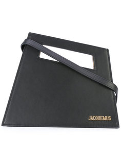 angled logo plaque clutch  Jacquemus