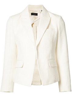 curved cut blazer Theory