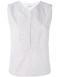 striped sleeveless blouse Lemaire