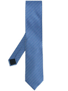 geometric hexagonal pattern tie Lanvin