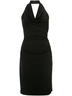 cowl neck halter dress Nicole Miller