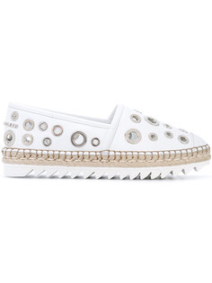 эспадрильи с люверсами Philipp Plein