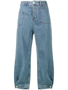 укороченные джинсы Ganni