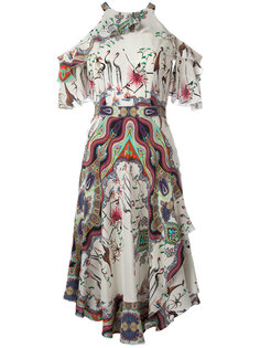 платье с открытыми плечами Etro