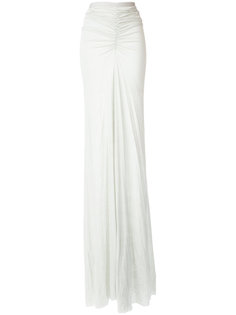 ruhed maxi skirt  Rick Owens Lilies